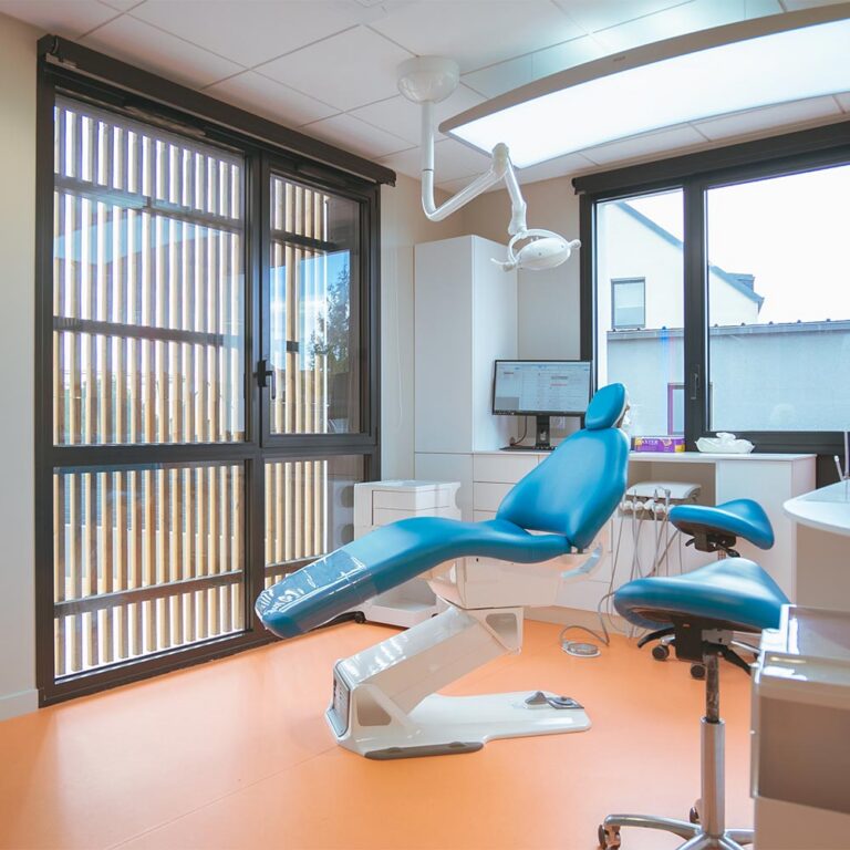 Salle de soins bleue